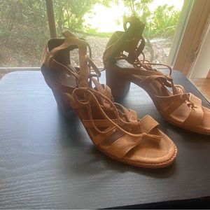 Frye heeled Gladuator sandals